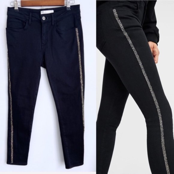 new side stripe jeans